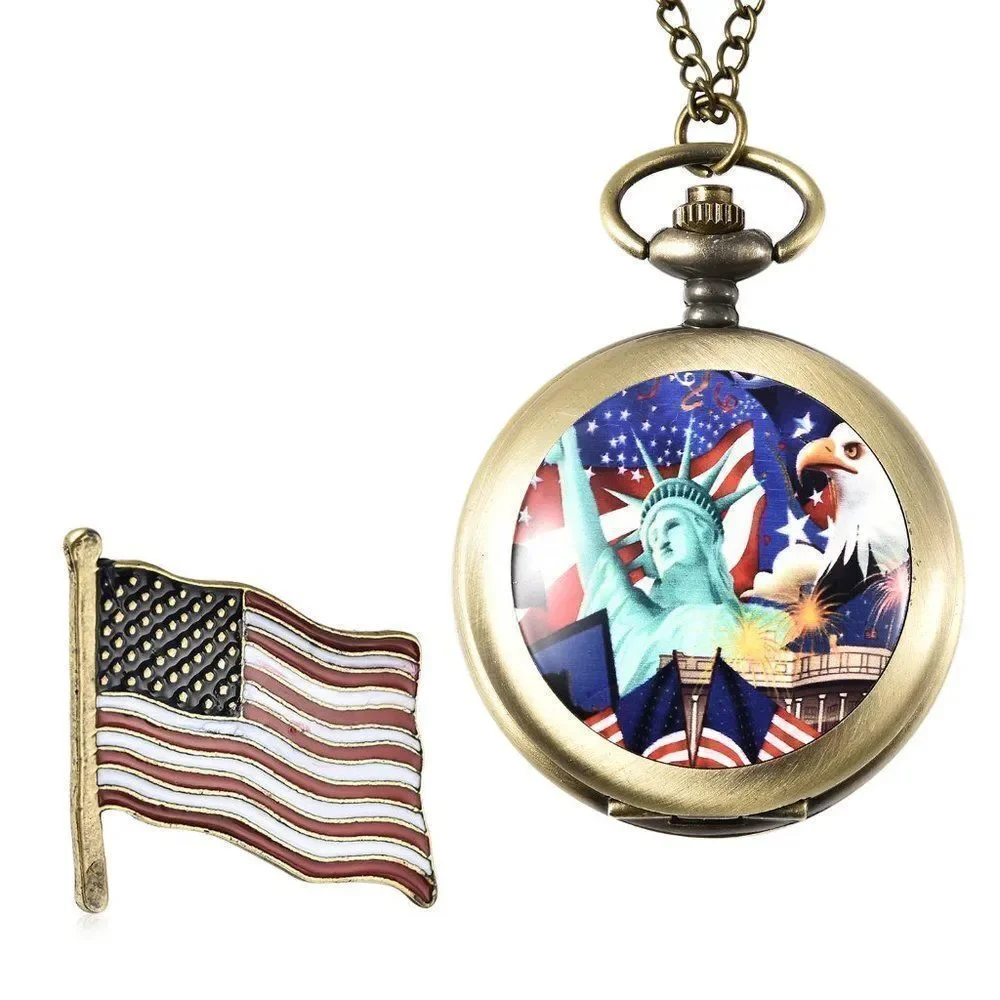 STRADA Enameled  Statue of Liberty Pattern
